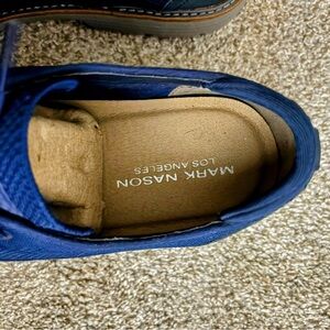 Mark Nason Navy Slip-On Loafers
